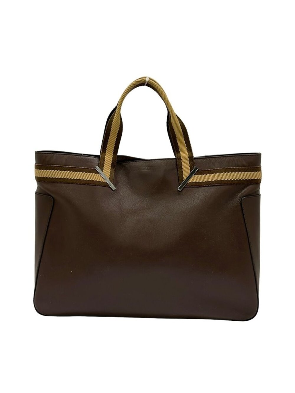 Gucci Tote Bag Dark Brown Leather